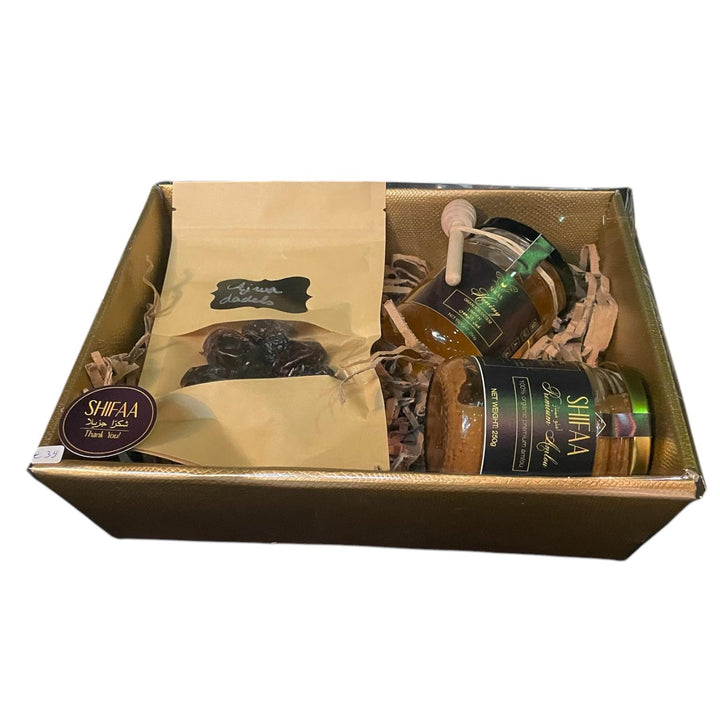 Cadeaugeschenk ( gouden doos)